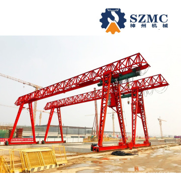 Hot Sale Single Girder Gantry Crane Mhe with Double Hoist Price